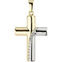 Jobo Kreuzanhänger Gelbgold 12
