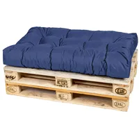 TexDeko Palettenkissen 120 x 80 x 18 cm blau