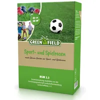 Greenfield Sportrasen und Spielrasen 1 kg Gras Samen Rasen
