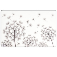 Zeller Present, Tischset, Platz-Set Pusteblume, Kunststoff, transparent/schwarz