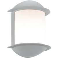 EGLO Wandleuchte Aussen Wandlampe Garten Terrassenleuchte Außen, Aluguss silber,