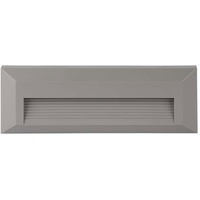 ETC Shop Wandlampe grau Außenleuchte Treppenhauslampe modern, led Werkstattlampe