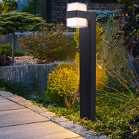 ETC Shop Stehlampe Stehleuchte Wegelampe Außenlampe Pollerleuchte, Wetterfest IP44