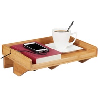 Relaxdays Bettablage braun 32,5 x 27,0 cm