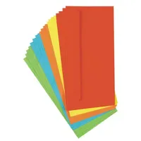 Stylex Briefumschläge, DIN lang, farbig, 20 Stück