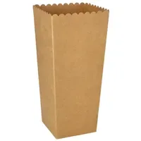 Papstar Popcorn-Boxen Pappe "pure" eckig 1300 ml 19,7 cm