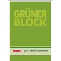 Brunnen Briefblöcke "Grüner Block" DIN A5 blanko