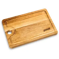 Pasoli Schneidebrett aus robustem Eichenholz, 30 x 20 x
