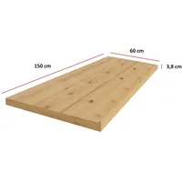 Küchen-Preisbombe Küchen Arbeitsplatte 150cm 38 mm Küchenzeile Küchenblock Eiche