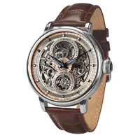 Poljot International 7500.1940711 Herrenuhr Automatik Hermitage Braun/Silberfarben