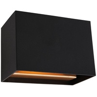 Steinhauer Wandleuchte Flurleuchte LED dimmbar schwarz gold