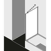 Kermi Filia XP Seitenwand verkürzt auf Badewanne FXUVD08016VPK 80x160cm,