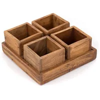 DESIGN DELIGHTS Aufbewahrungskiste Cubo 24 x 9 cm 5-tlg.