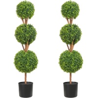 Vevor Buchsbaumkugel Künstlich 122cm hoch Garten Deko Buchsbaum im