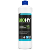 BIOHY Glasreiniger Fensterreiniger Konzentrat, Flasche) 1 Liter