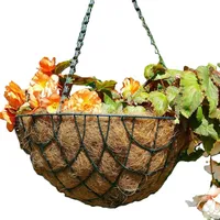 Grüner Jan Pflanzeinlage für Pflanzkörbe und Blumenampeln 50cm Kokos-Einleger