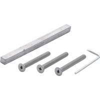 HOPPE Hoppe, Befestigungsset D/D Schnellstift 2210/3310 Drückerschutzgarnituren 8 x