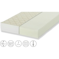 Deinbett Komfortschaummatratze mit wärmender Lammflor-Seite Elegant Lammflor ¦ weiß
