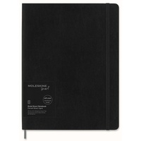 Moleskine Smart Notebook, Extra Large, Ruled, Black, Soft Cover