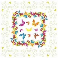 Sovie HOME Tischdecke Papillon aus Linclass® Airlaid, 80 x