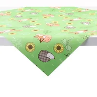 Sovie HOME Tischdecke Florian in Grün aus Linclass® Airlaid,