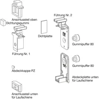 GU Energy GU HS Zubehör-Beutel Führungsschiene P1850 Laufschiene Höhe