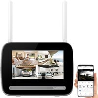 VisorTech Funk-Überwachungsrekorder für Kameras DSC-500.cam/501.cam, Display,App