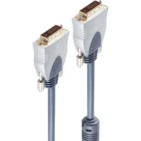 ShiverPeaks sp-PROFESSIONAL, 1 m DVI-D 24+1 Stecker - Chrom