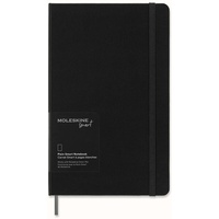 Moleskine Smart Notebook, Large, Plain, Black, Hard Cover (5