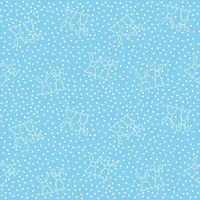 Sovie HOME Tischdecke Rabbits in Hellblau aus Linclass® Airlaid,