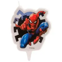Dekora - Spiderman Geburtstag Deko Kerze 2D - 7