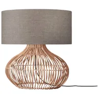 Good & Mojo Kalahari Tischlampe 47cm Leinen dunkel