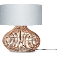 Good & Mojo Kalahari Tischlampe 47cm hellgrau
