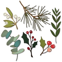Sizzix Thinlits Stanzformenset Festive Gatherings, 6er-Pack von Tim Holtz