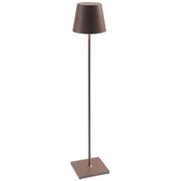 Zafferano Poldina XXL Akku-Stehlampe IP54 corten