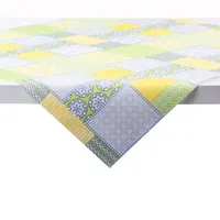 Sovie HOME Tischdecke Selina in Gelb-Grün aus Linclass® Airlaid,