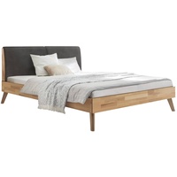 Hasena Massivholzbett Simone 160 x 200 cm Holz Braun