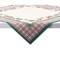 Sovie HOME Tischdecke Amy in Grün-Champagner aus Linclass® Airlaid,