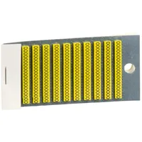 Schneider Electric Kennzeichnungshülse, gelb, Verpackungeinheit: 200 Stck., Zeichen O