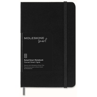 Moleskine Smart Notebook, Pocket, Ruled, Black, Hard Cover (3.5