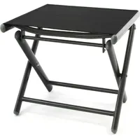 VCM Hocker klappbar Schwarz