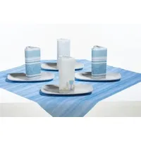 Mank Tischdecke Airlaid Aquarell Blau, 80 x 80 cm,