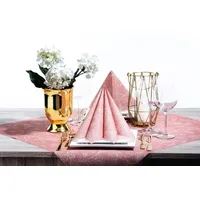 Mank Tischdecke Airlaid Darlyn Terrakotta, 80 x 80 cm,