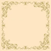 Mank Tischdecke Airlaid Pomp Creme-Gold, 80 x 80 cm,