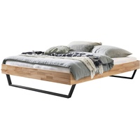 Hasena Massivholzbett Ostino 200 x cm Holz Braun Kernbuche