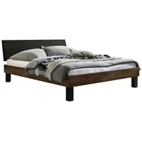 Hasena Massivholzbett Sondrio 100 x 200 cm Holz Nussbaum