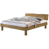Hasena Massivholzbett Renzetti 160 x 200 cm Holz Braun