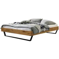 Hasena Massivholzbett Ostino 200 x cm Holz Braun Wildeiche