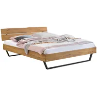 Hasena Massivholzbett Levane 160 x 200 cm Holz Braun