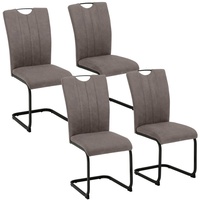 Home Affaire »Napoli« Set 4 Stk.Vintage-Mikrofaser Bezug, Belastbarkeit bis